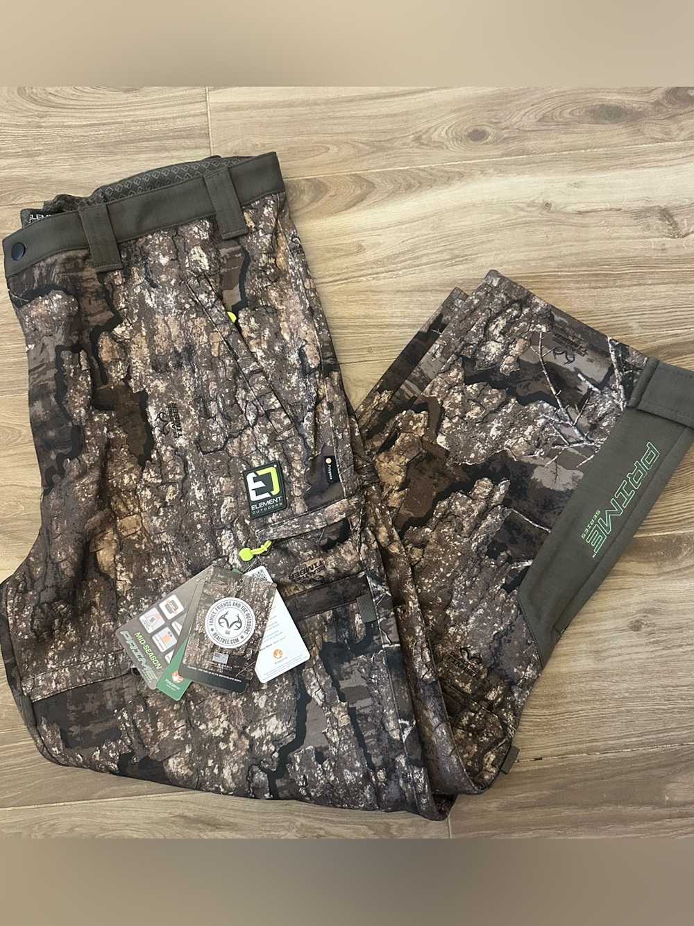 Element Outdoors Prime Series Timber Camo Cargo Pants